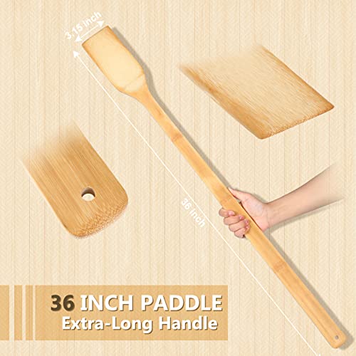Hoolerry 36" Heavy Duty Wooden Stir Paddles