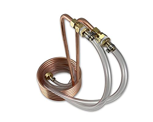 Copper Immersion Wort Chiller for Home Brewing