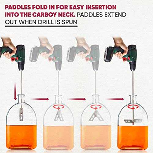 Stainless Steel Degassing Stirrer for Home Brewing