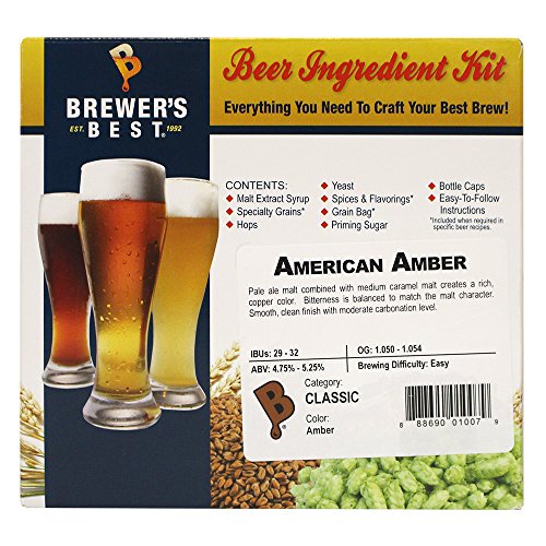 DIY American Amber Homebrew Beer Kit