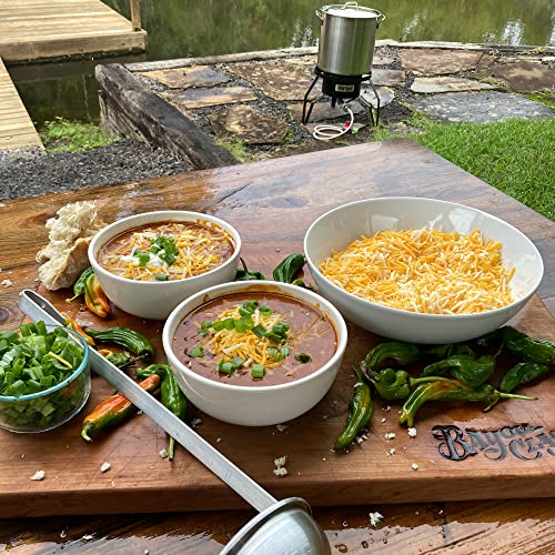 40-qt Stainless Stockpot for Large Batch Cooking