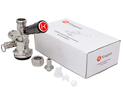 Kegco D System Black Keg Coupler