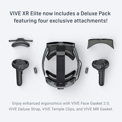 HTC Vive XR Elite Mixed Reality VR Headset Bundle