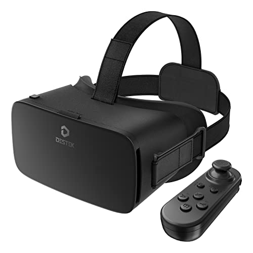 DESTEK V5 VR Headset with Controller and HD Lenses