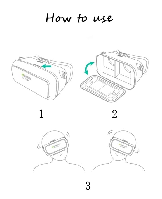Universal VR Headset for iPhone & Android Devices