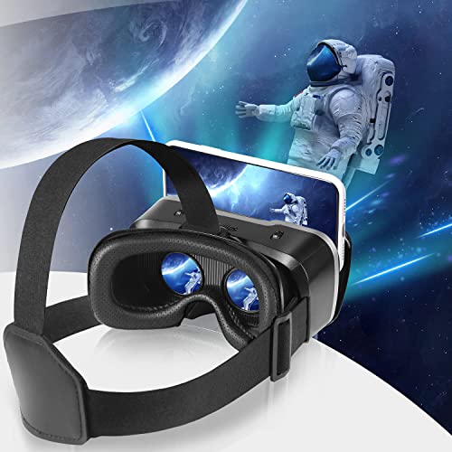 Phone VR Headset with Controller - Anti-Blue Lenses