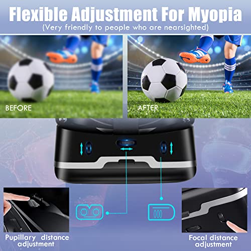 Phone VR Headset with Controller - Anti-Blue Lenses