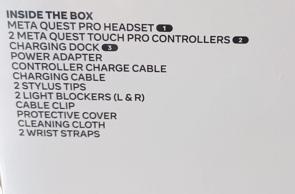 Meta Quest Pro VR Headset - 256GB Black