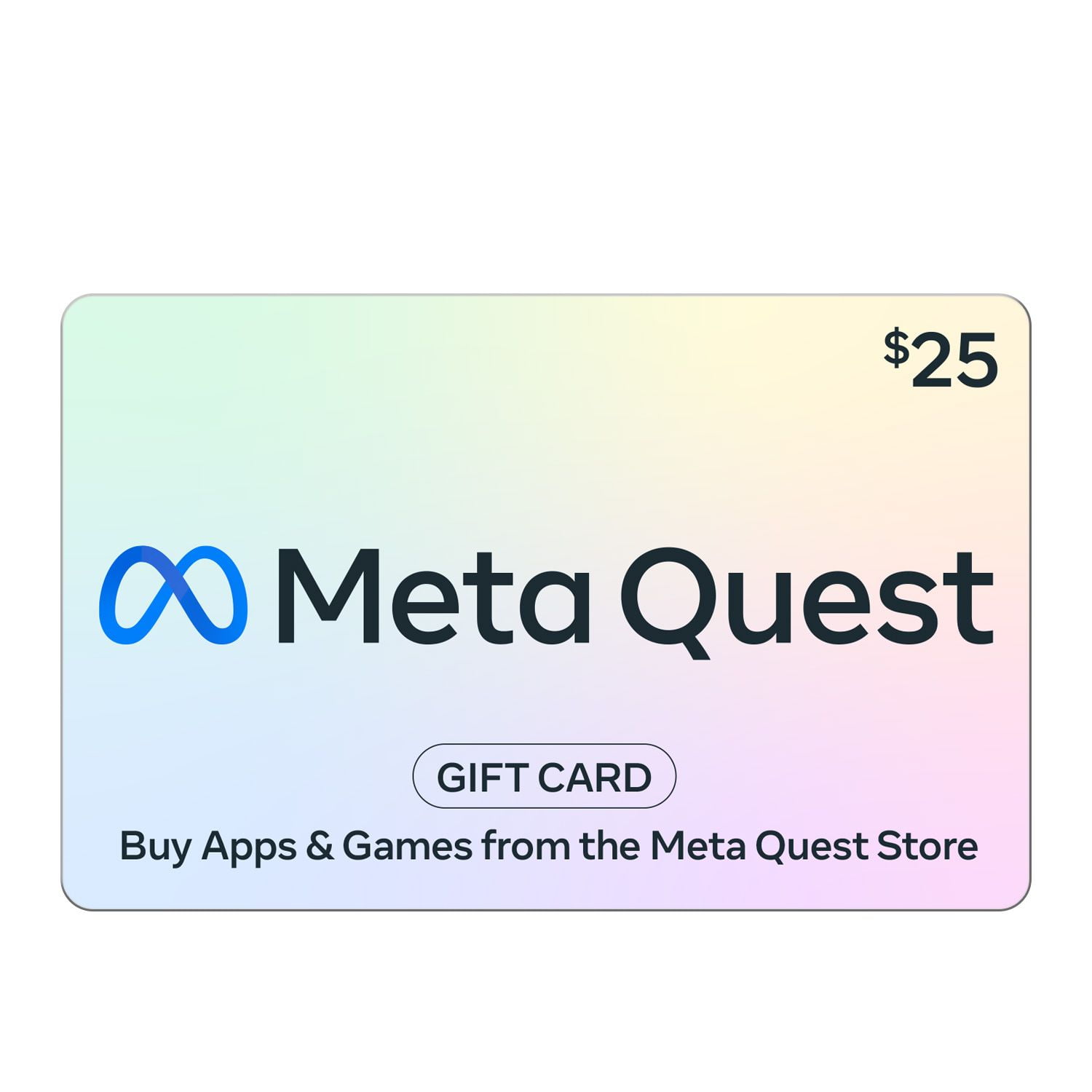 Meta Quest $25 Gift Card - Digital Edition