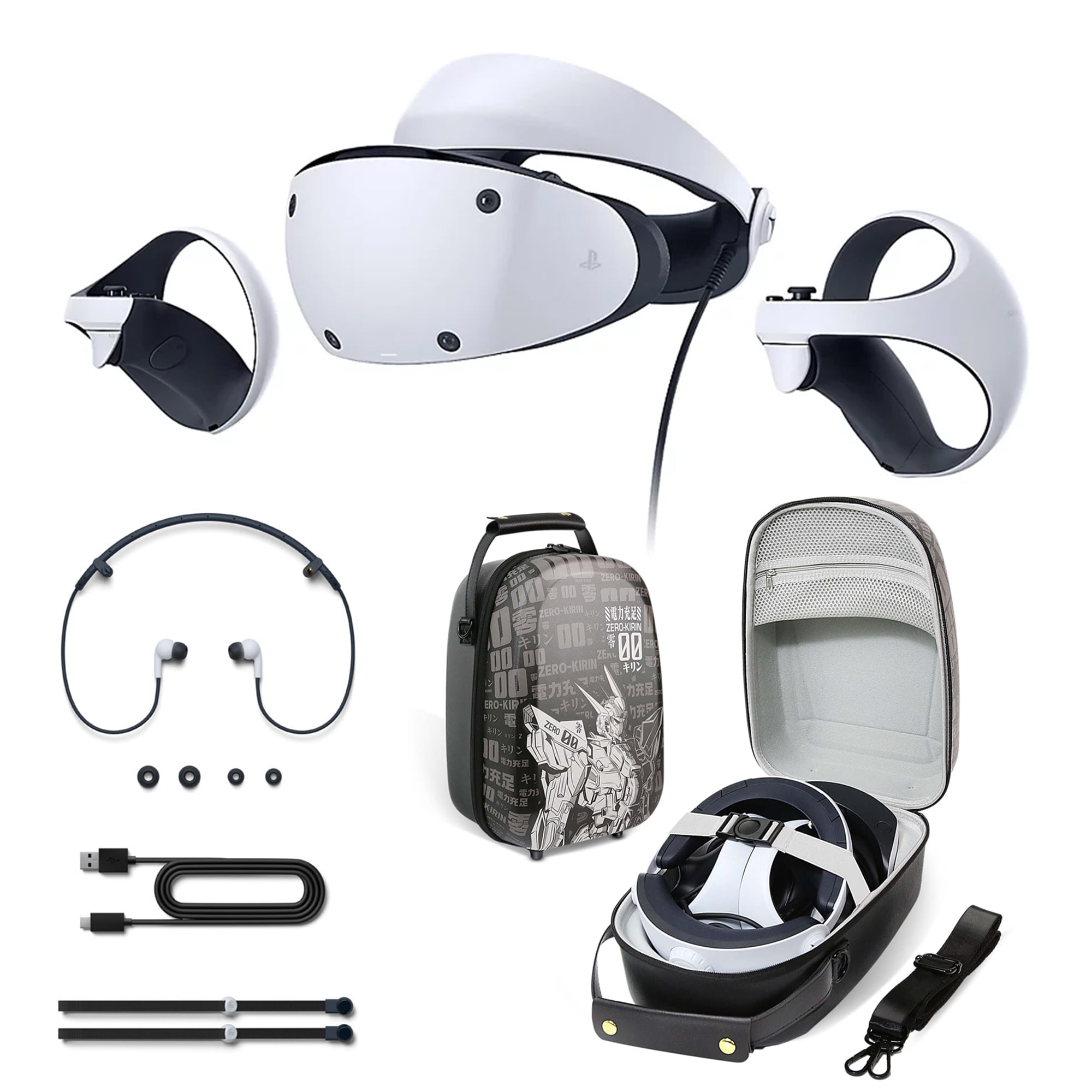 PSVR2 Headset with Controllers & Travel Case