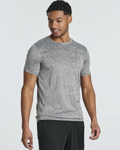 Men's Quick-Dry Athletic Workout Crew Neck Tees