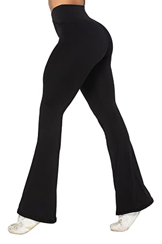 High-Waisted Crossover Tummy Control Yoga Pants
