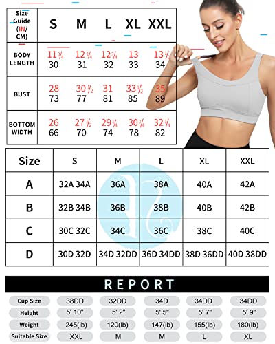 High Impact Racerback Sports Bra for Women