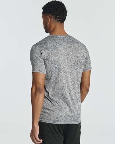 Men's Quick-Dry Athletic Workout Crew Neck Tees