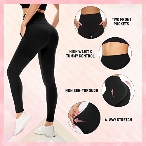 High Waist Tummy Control Workout Leggings for Women