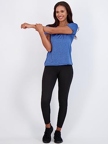 Real Essentials Women's V-Neck Athletic Workout Tops