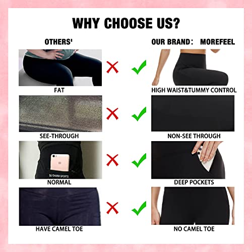 High Waist Tummy Control Workout Leggings for Women