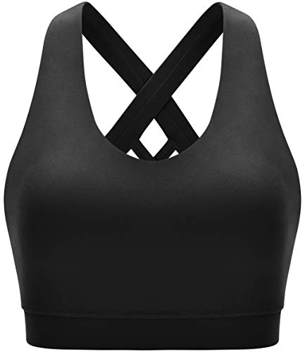 Criss-Cross Back Sports Bra for Women