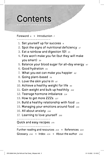 Teen Nutrition and Health: Eat Well Feel Great