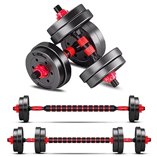 BCBIG 20lb Adjustable Dumbbells Set for Home Gym