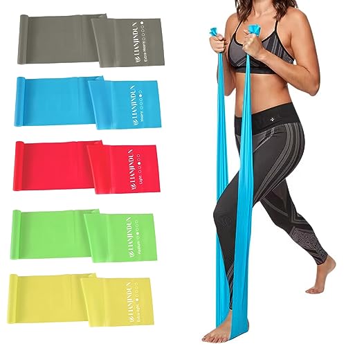 5 Resistance Bands Set for Workout & Therapy