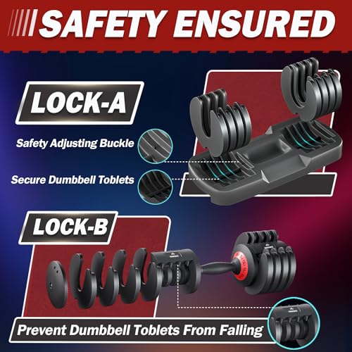 5-in-1 Adjustable Dumbbell Set for Full Body Workouts