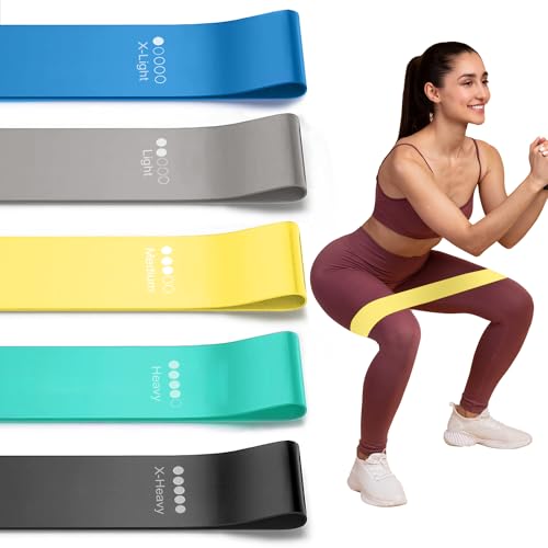 Multicolor Resistance Loop Bands for Fitness