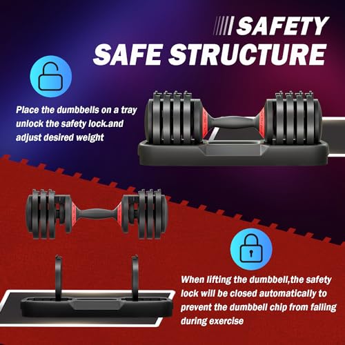 5-in-1 Adjustable Dumbbell Set for Full Body Workouts