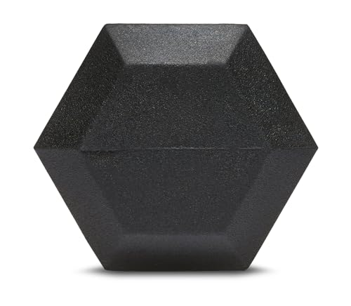 15 lb Rubber Hex Dumbbell Hand Weight