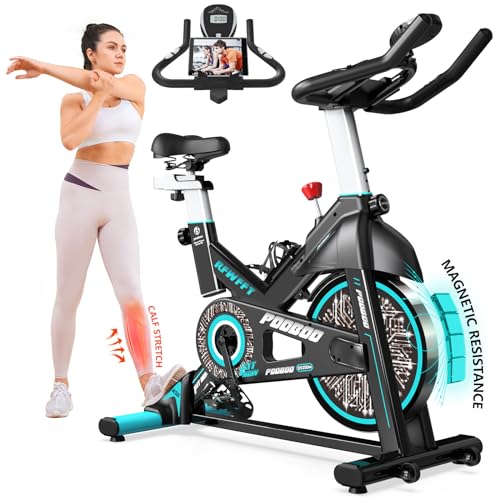 Adjustable Resistance Indoor Exercise Bike with LCD