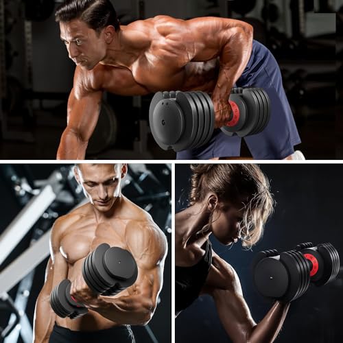 5-in-1 Adjustable Dumbbell Set for Full Body Workouts