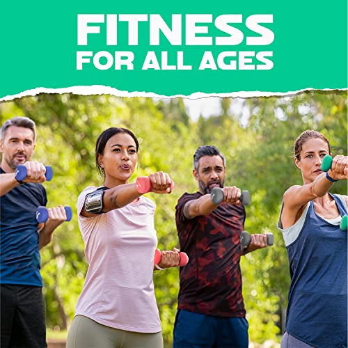 Yes4All Neoprene Dumbbells Set – 5 lbs Each