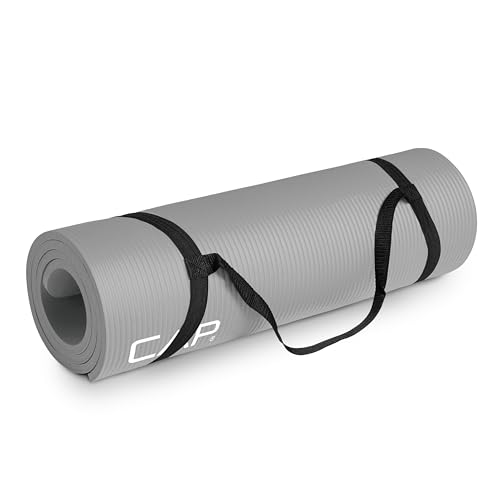CAP Barbell 12mm High-Density Exercise Mat - Gray