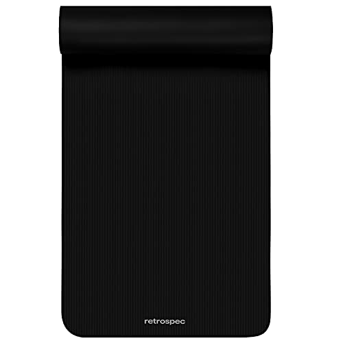 Non-Slip 1" Thick Yoga Mat with Strap