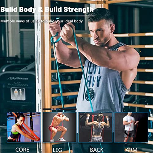 5-Piece Resistance Bands Set for Fitness Training