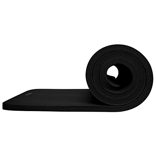 Non-Slip 1" Thick Yoga Mat with Strap