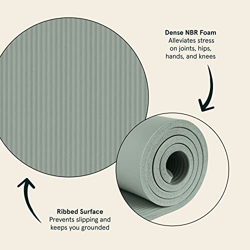 Sage Non-Slip Yoga Mat for All Workouts