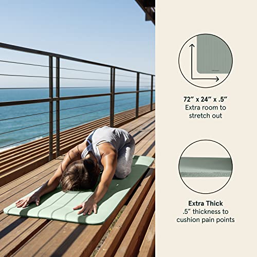 Sage Non-Slip Yoga Mat for All Workouts