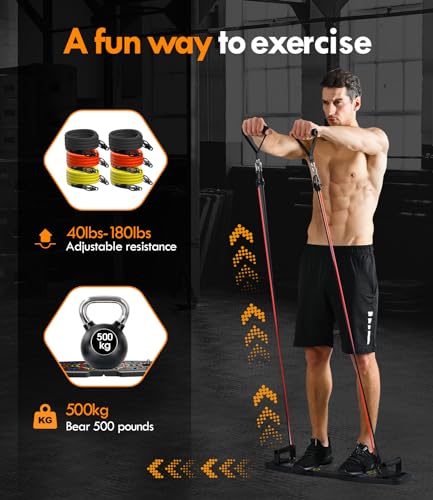 Compact Push-Up Board & Full Body Workout Set