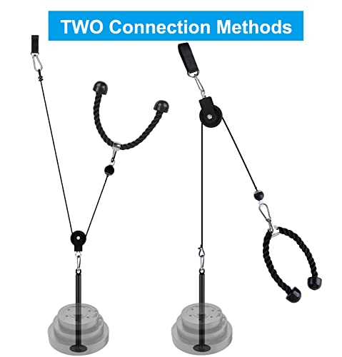 Versatile Cable Machine Pulley System for Home Gym