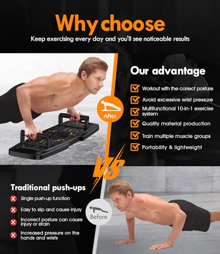 Compact Push-Up Board & Full Body Workout Set