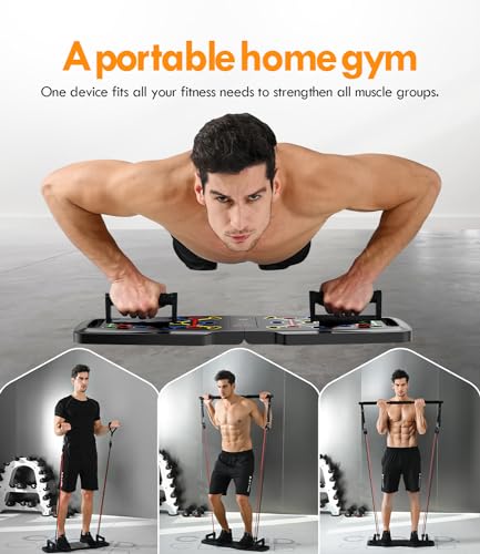 Compact Push-Up Board & Full Body Workout Set