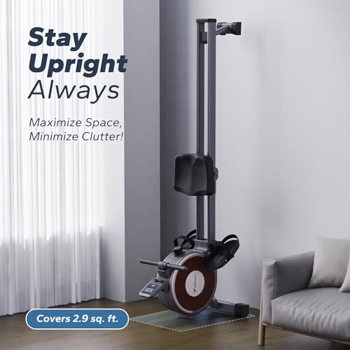 Merach Magnetic Rowing Machine with LCD Monitor