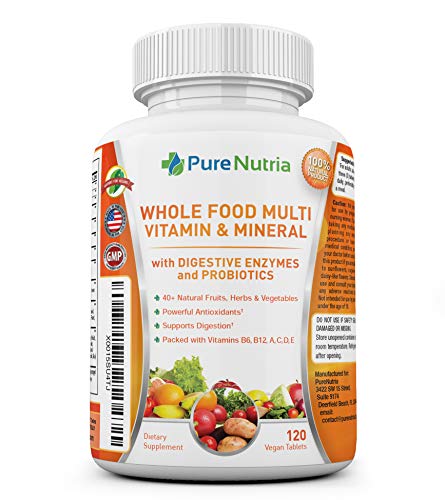 Whole Food Multivitamin with Probiotics for Adults