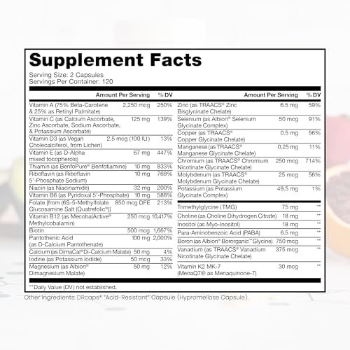 Methyl Multi Vegan Capsules for Energy & Vitality