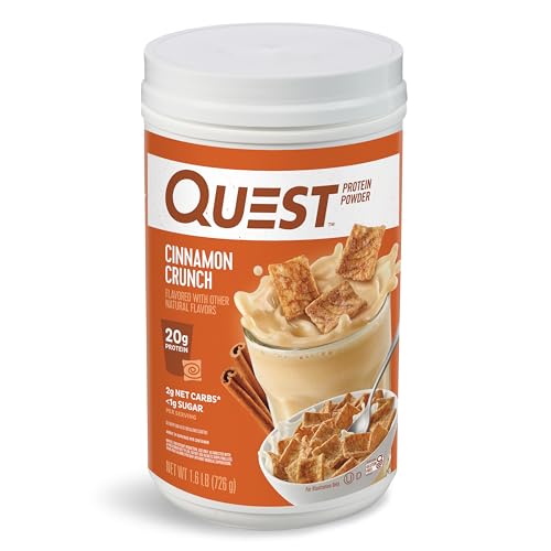 Quest Cinnamon Crunch Protein Powder - Low Carb Boost