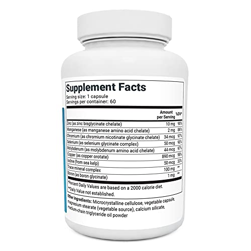 Dr. Berg Trace Minerals Complex - 60 Capsules