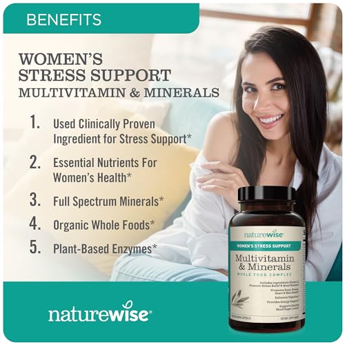 NatureWise Women's Multivitamin with Stress Support & B-Complex