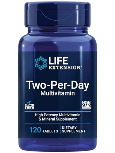 High Potency Two-Per-Day Multivitamin Supplement