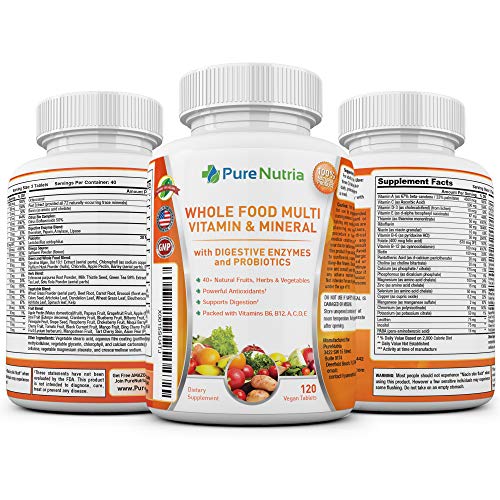 Whole Food Multivitamin with Probiotics for Adults